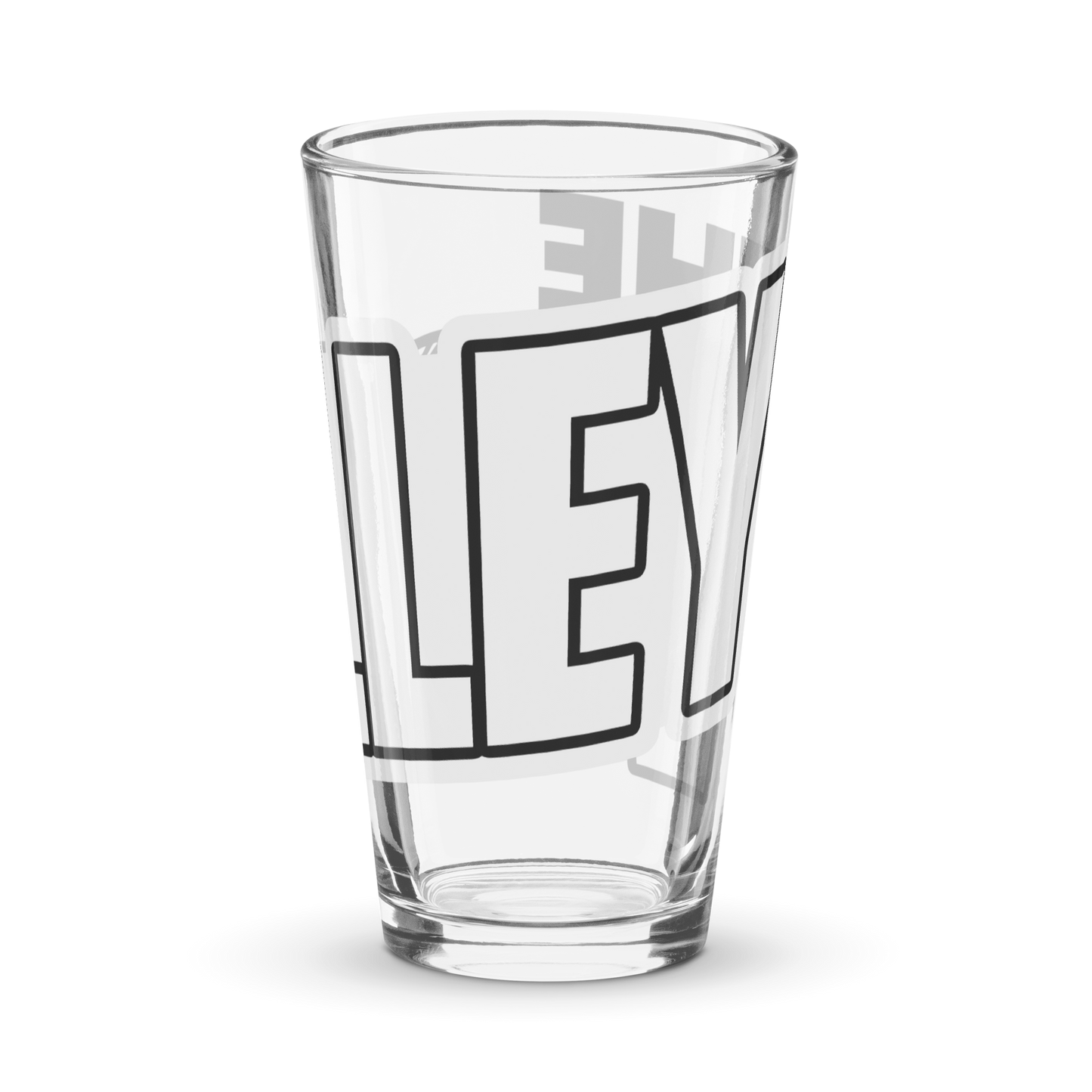 The Volley pint glass
